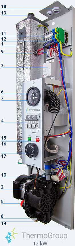 <small>Electric boiler</small> 12 kW